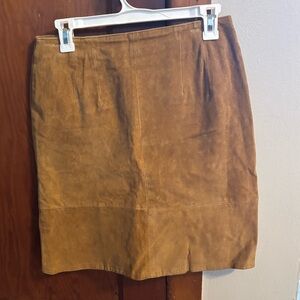 Vintage Suede Winlit Skirt